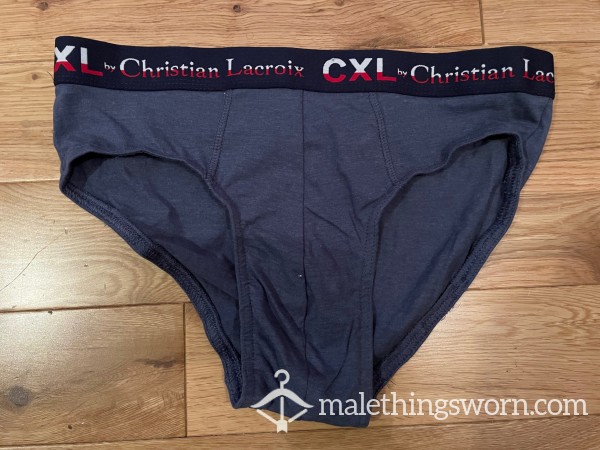 Christian Lacroix CXL Blue Briefs (M) Ready To Be Customised For You!