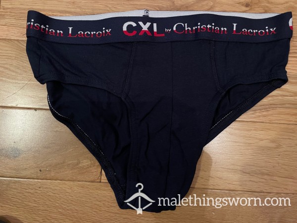 Christian Lacroix CXL Navy Blue Briefs (M) Ready To Be Customised For You! photo