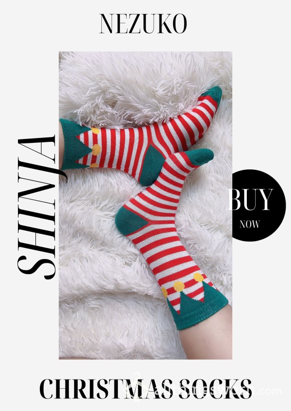 Christmas Socks ( Free Shipping + Free Feet Video )