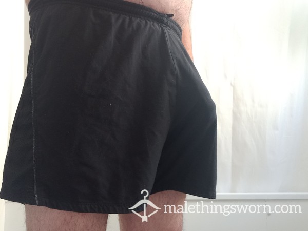 Cock In Rugby Shorts
