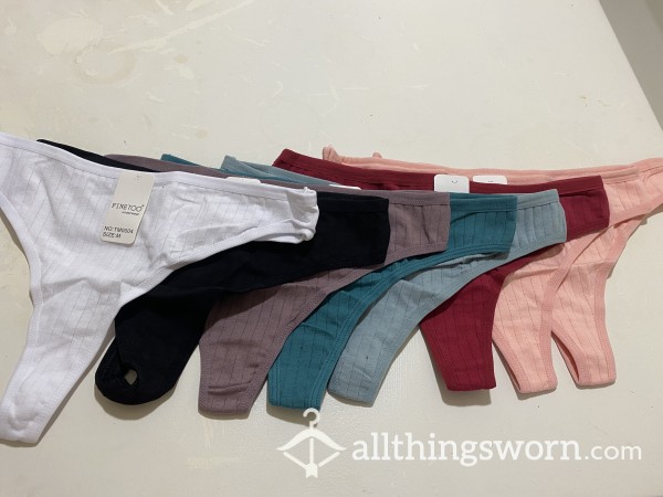 Colorful Cotton Thongs