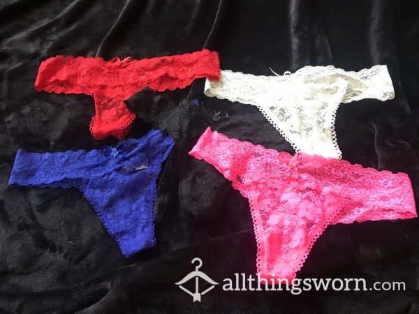 Comfy And Cute Lacy Thongs !!