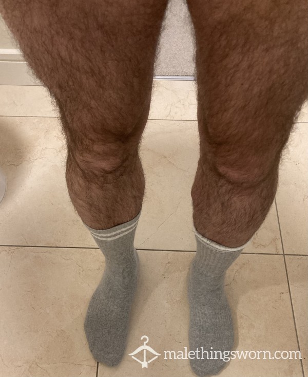Comfy Thick Grey Socks - 3 Day Wear Including While In Bed