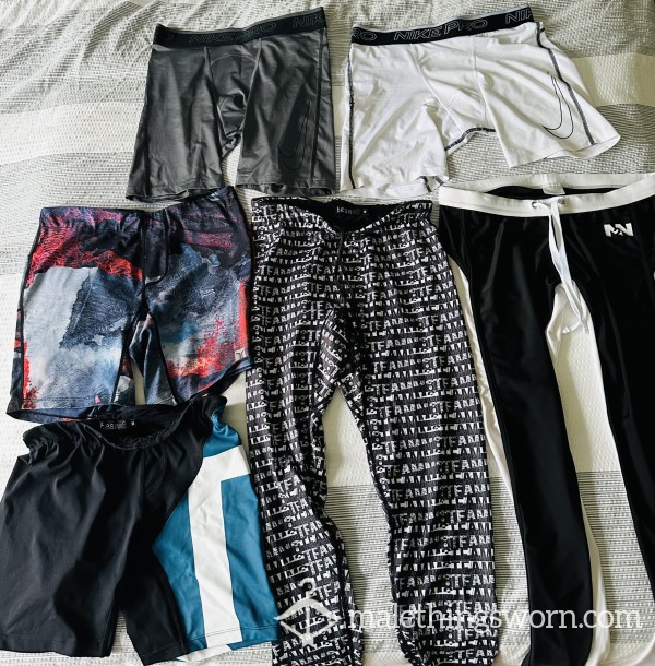 Compression Shorts, Pants (multiple Pairs)