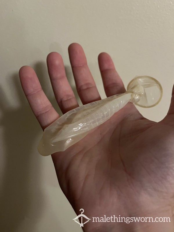 Condom Filled With Cum