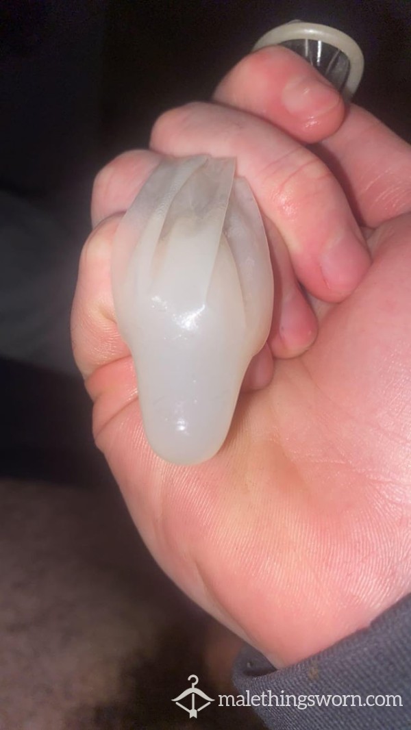 Condom With Either My Cum Or Piss 💦🍆⛲😈