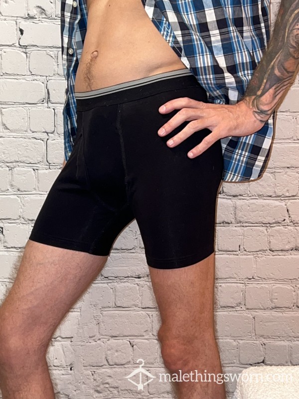 Cotton Black Boxers- New Lowered Price