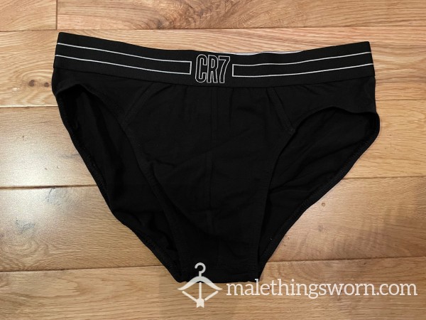 Cristiano Ronaldo CR7 Sexy Black Briefs (L) - Ready To Be Customised For You!