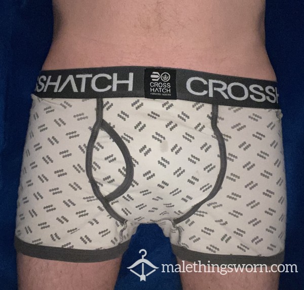 Well Worn Cross Hatch Boxers Ready To Customise