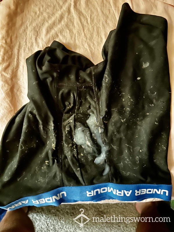 *SOLD* Crusty Cum Rag Compression Shorts With Over 100 Loads