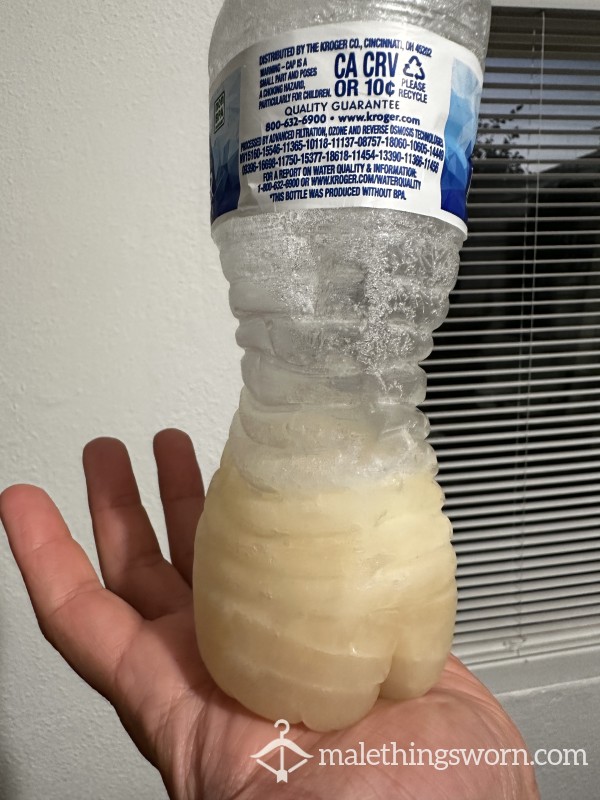 Cum Filled Bottle
