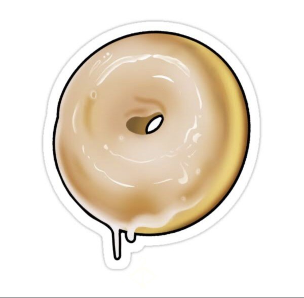 Cum glazed doughnut photo