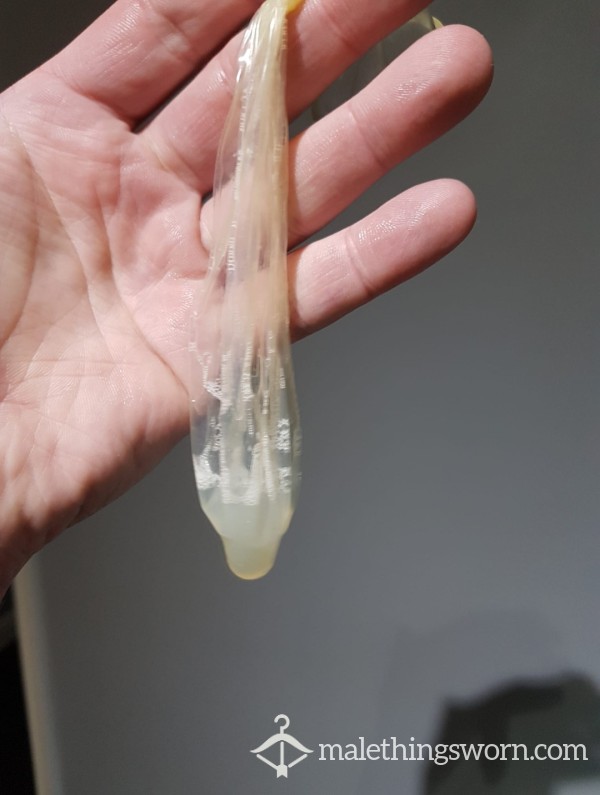 Fresh Cum Loaded Condoms-free Dick Pic Included!
