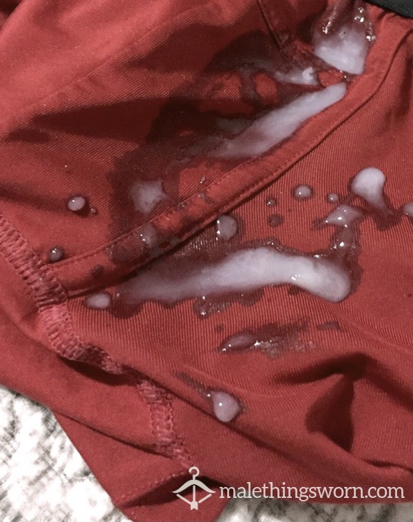 Cum Rag Red Underwear