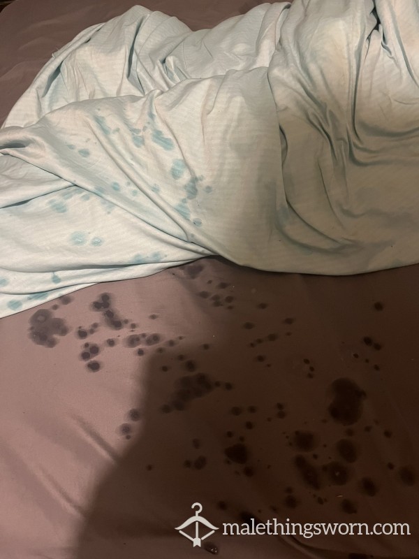 Cum Soaked Bed Sheet 💦