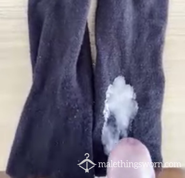 Cum Spray On Socks
