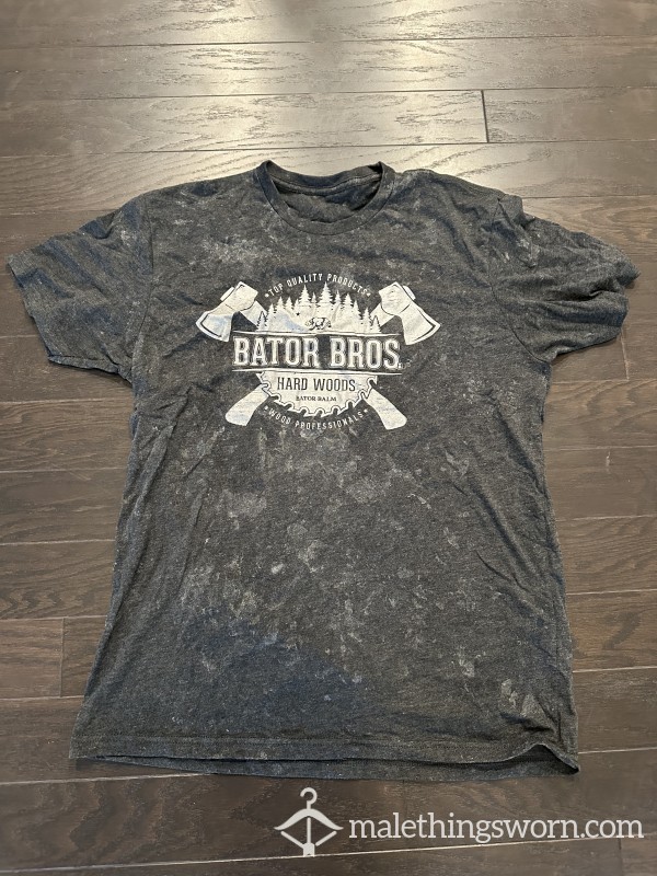 Cum-stained Bator Bros T-shirt