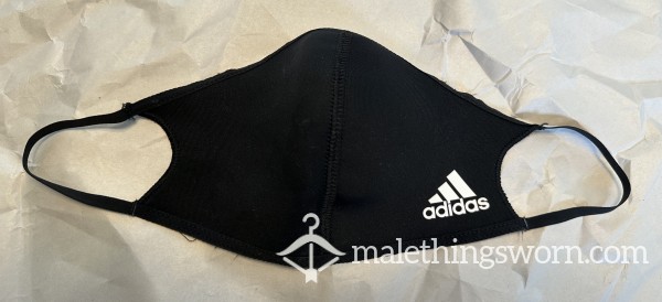 Cum-stained Adidas Cloth Mask