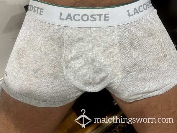 Cum Stained Lacoste Trunks