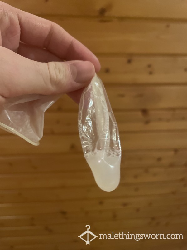 Cuming In A Condom