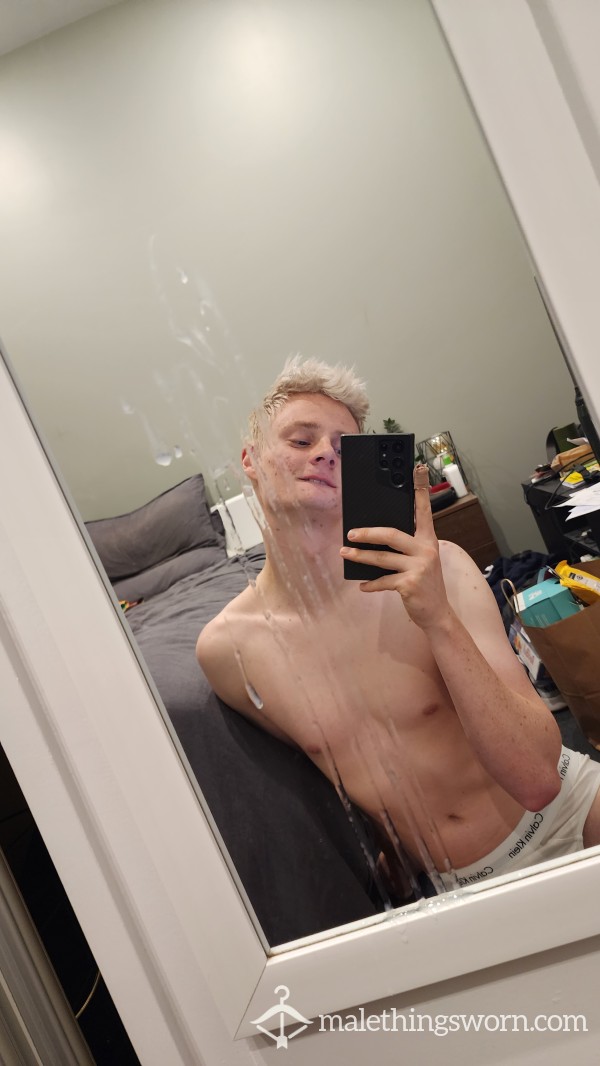Cumming All Over A Mirror