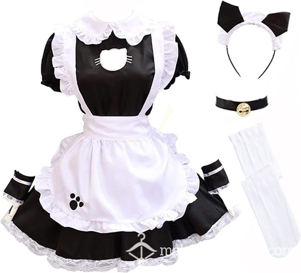 Custom Femboy Maid Outfit Photo Set