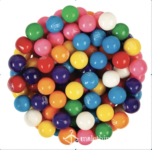 Customized Gum Balls - 3 Pack (Chocolate, Lemonade, Chewed, Cum)