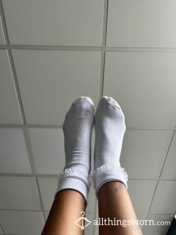 Cute Frilly White Socks