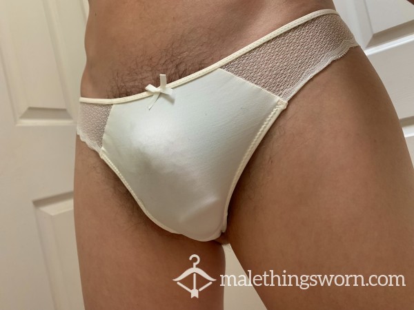 Cute White Undies With A Little Bow