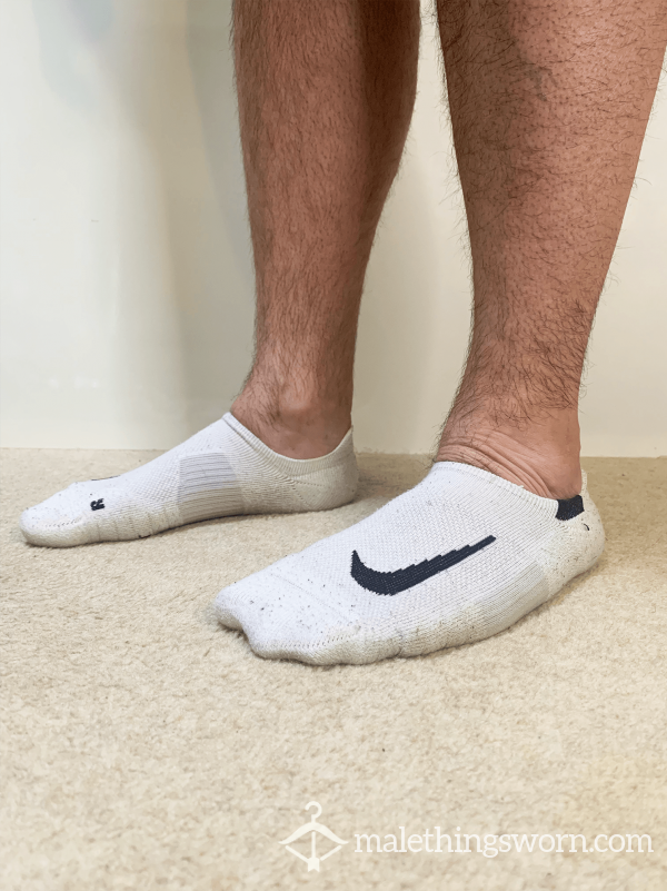 Daddy Bear's White Nike Trainer Socks