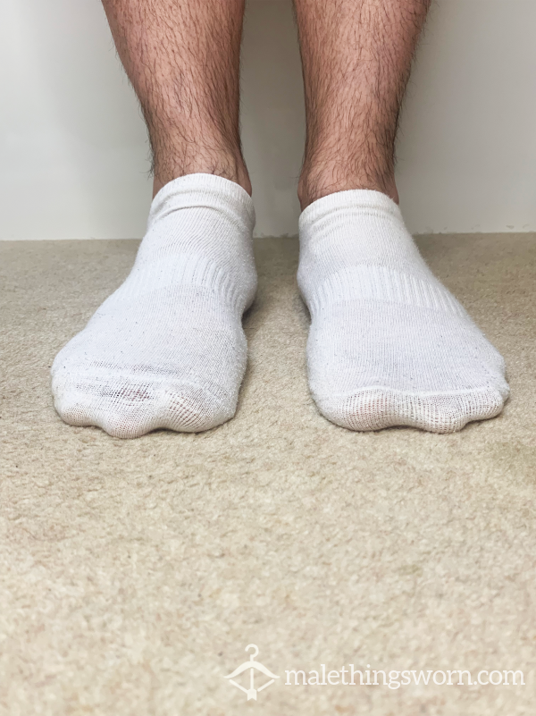 Daddy Bear's White Trainer Socks photo