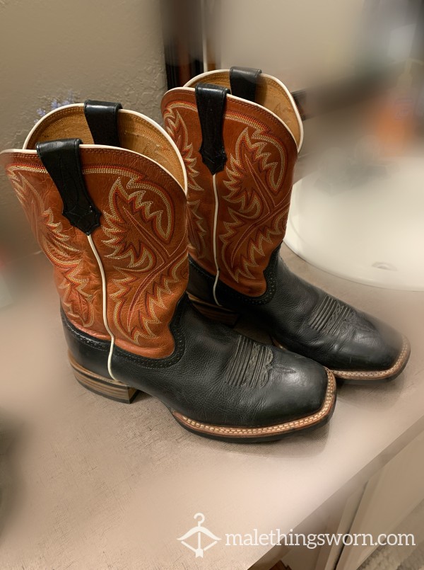 Daddy’s Black Ariat Boots (size 9.5 D)