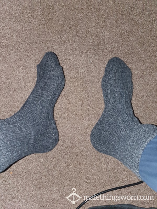 Dark Grey Thermal Socks