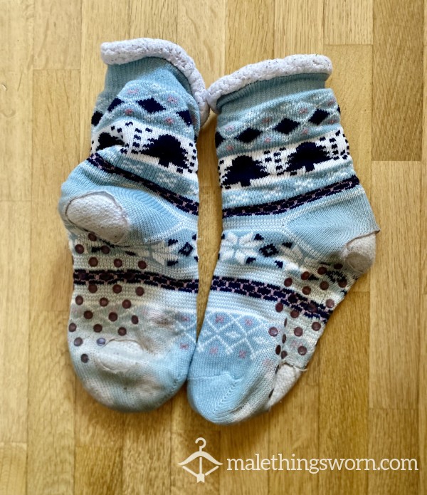Destroyed Fluffy Socks