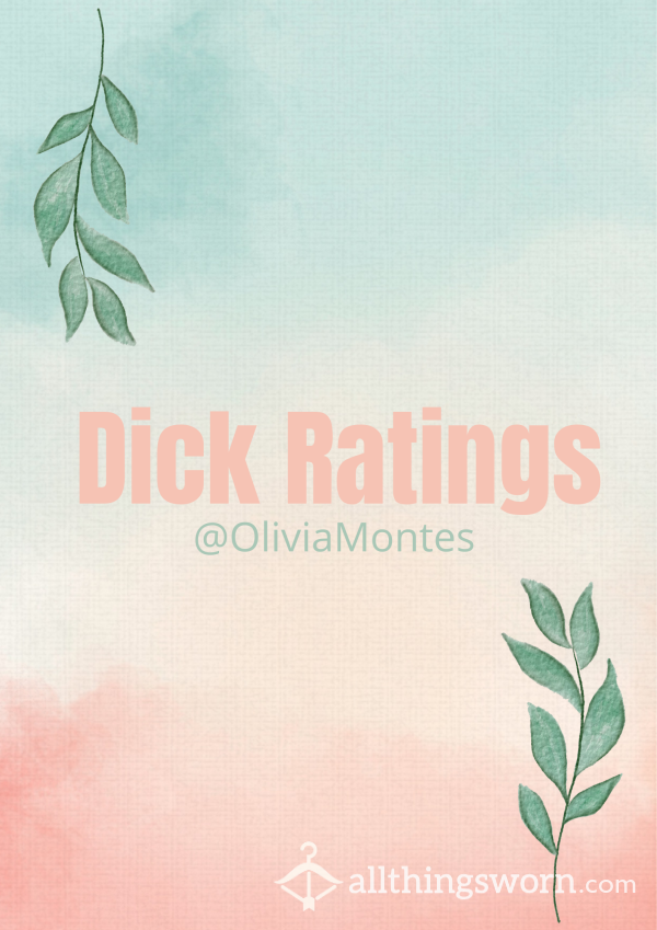🍆 Dick Ratings 🍆
