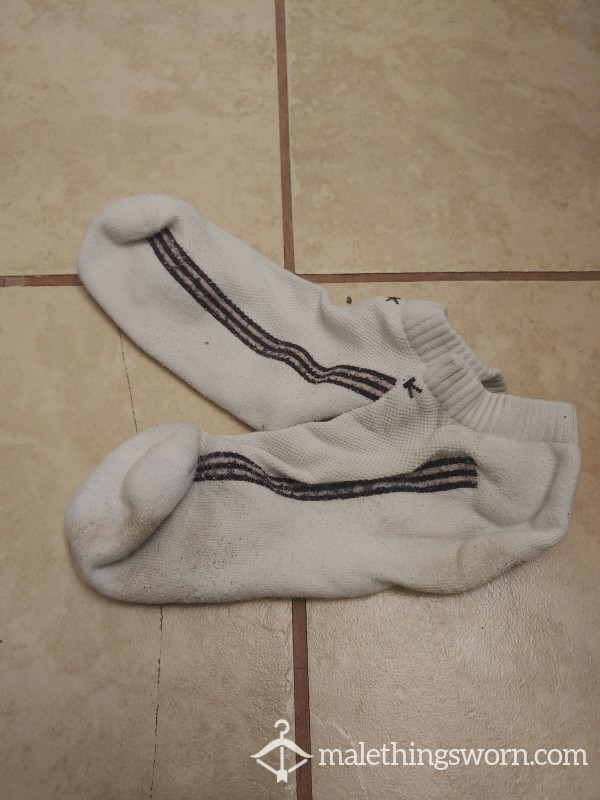 Dingy White Athletic Socks