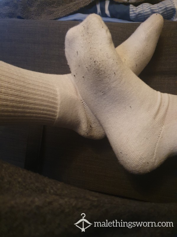 Dirty And Worn Gym Socks