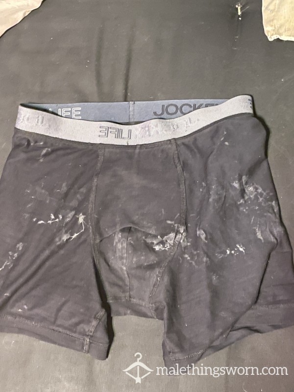 Dirty Cum Stained Boxer Briefs