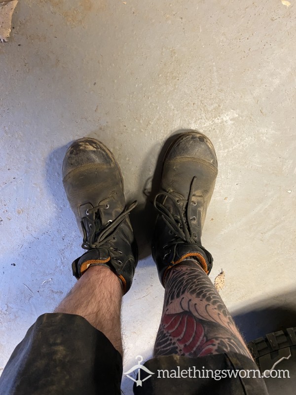 Dirty Feet Pics After Work