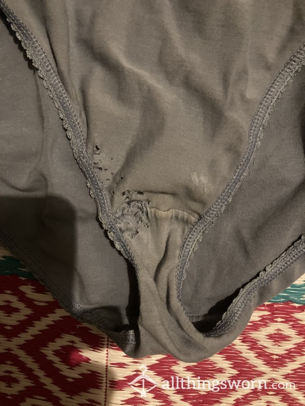 Dirty Nasty Worn Granny Pants, Size 16