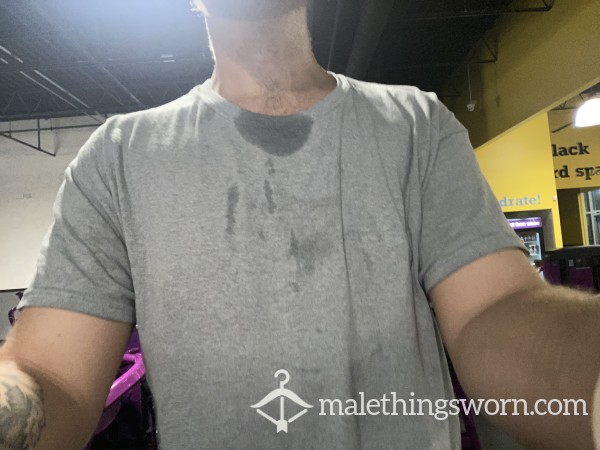 Dirty Shirt Soaked And Stained With Sweat And Odor