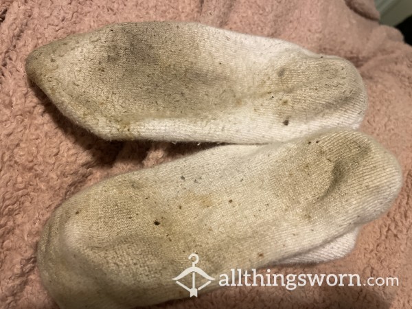 Dirty, Smelly, Used ‘white’ Socks