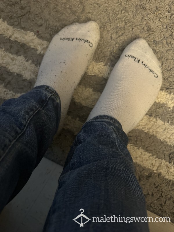 Dirty Sweaty Used Calvin Klein Cushioned Socks