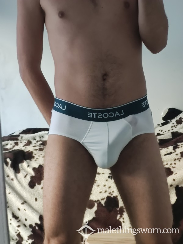 Dirty White Lacoste Briefs 5 Days Used