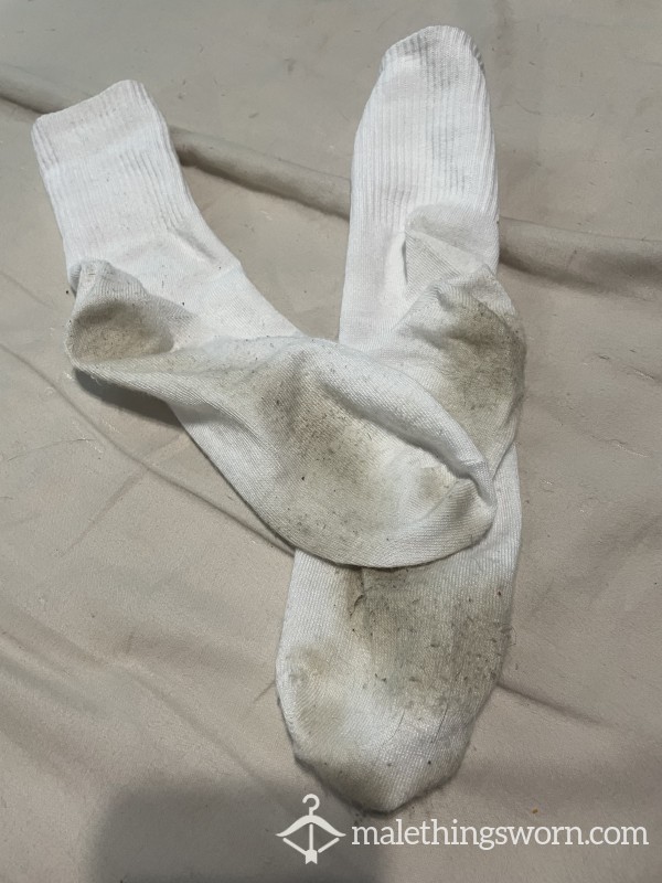 Dirty White Stinky Socks