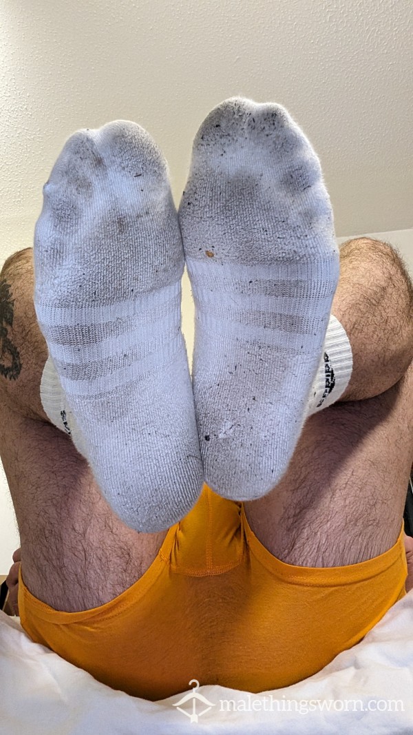 Dirty Work Socks (white Adidas)