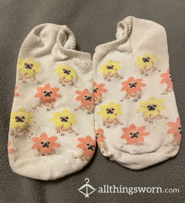 Dog Flower Socks