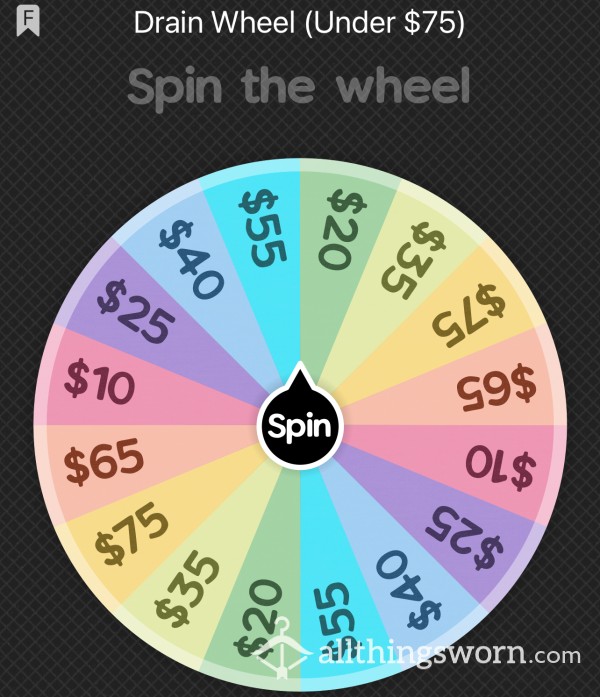 Drain Wheel (Under $75)