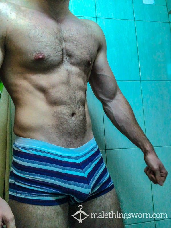 Drenched Musky Pants Used In Cardio Sessions
