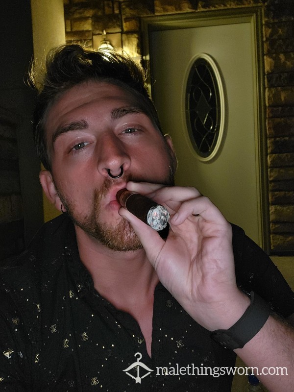 Enjoy The Butt Of My Cigar, Faggot, That's All You're Worth.